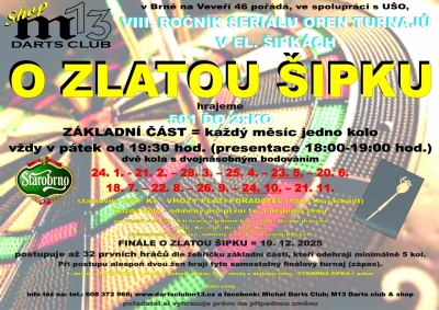 O zlatou ipku m13 2025 el.